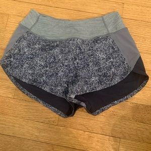 Blue outdoor voices shorts